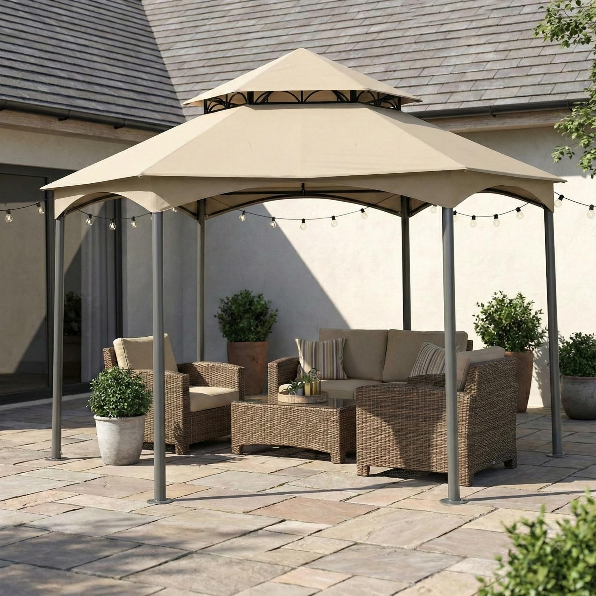 Amazon.com : Garden Winds Durable 350 Replacement Canopy Top